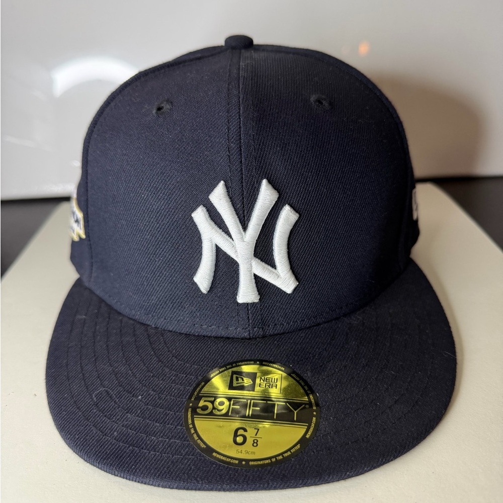 New Era Dark Blue 59FIFTY Cap with White Logo